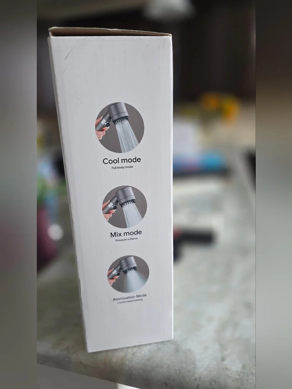HOTIMO Filtered Handheld Shower Head – 3 Spray Model